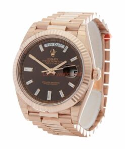 Replica Rolex Day-Date 40 228235 KW Chocolate Dial 2
