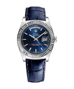 Replica Rolex Leather Blue