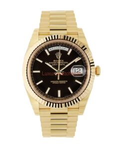 Replica Rolex Day-Date Gold Black 228235 EW
