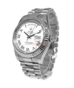 Replica Rolex Day-Date II 218239 Roman White Dial 2