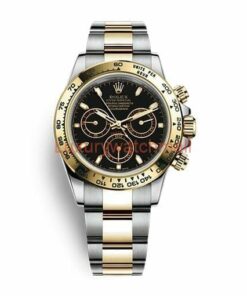 Replica Daytona 116520 Gold Steel Black Up to 10% Off