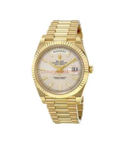 Replica Rolex Diogonal Silver 2