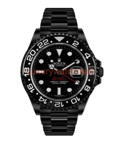 Replica Rolex Blaken GMT-Master II Single Red