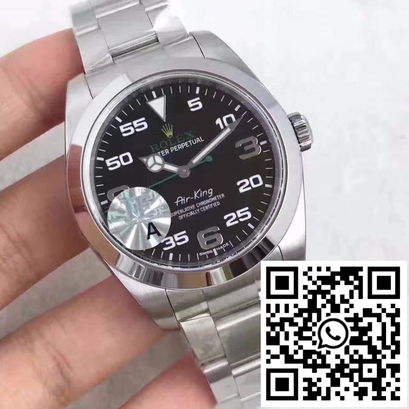 Replica Rolex Air-King 116900 Jf Factory Black Dial 4 Replica Rolex Air-King 116900 Jf Factory Black Dial 4
