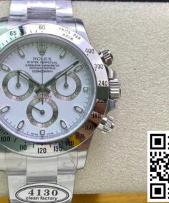 Replica Rolex Cosmograph Daytona 116520Ln Clean Factory White Dial Replica Rolex Cosmograph Daytona 116520Ln Clean Factory White Dial