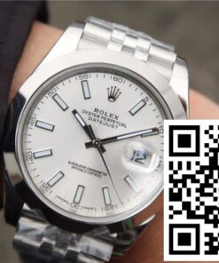 Replica Rolex Datejust 116200 41Mm Ew Factory White Dial 2