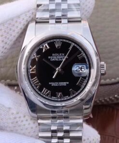 Replica Rolex Datejust 116234 36Mm Ar Factory Black Dial Rome Time Scale Replica Rolex Datejust 116234 36Mm Ar Factory Black Dial Rome Time Scale