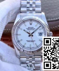 Replica Rolex Datejust 116234 36Mm Ar Factory White Enamel Dial Replica Rolex Datejust 116234 36Mm Ar Factory White Enamel Dial