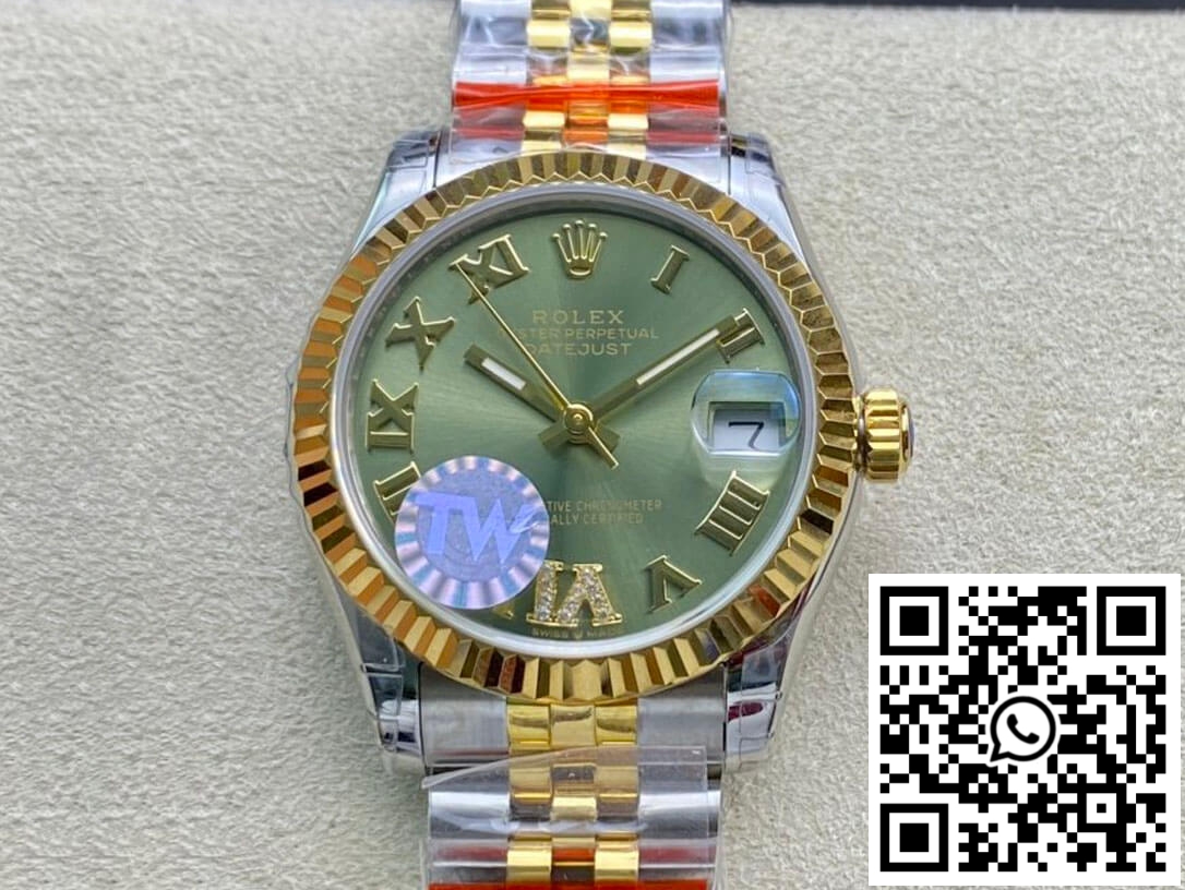 Replica Rolex Datejust 178273 31Mm Tw Factory Green Dial Replica Rolex Datejust 178273 31Mm Tw Factory Green Dial