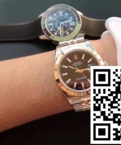 Replica Rolex Datejust 41 126303 Gold Wrapped Black Dial 2