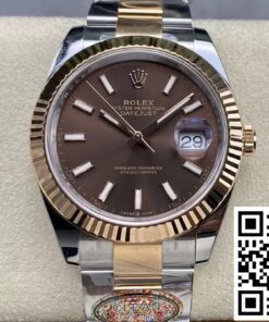 Replica Rolex Datejust 41Mm M126331-0001 Clean Factory Chocolate Dial