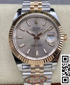 Replica Rolex Datejust 41Mm M126331-0010 Clean Factory Rose Gold