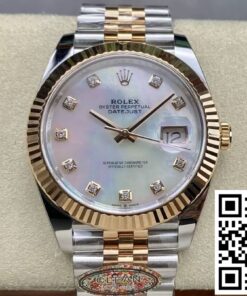 Replica Rolex Datejust 41Mm M126331-0014 Clean Factory Mother-Of-Pearl Dial