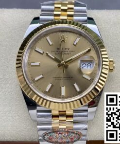 Replica Rolex Datejust 41Mm M126333-0010 Clean Factory Yellow Gold