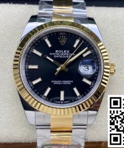 Replica Rolex Datejust 41Mm M126333-0013 Clean Factory Black Dial
