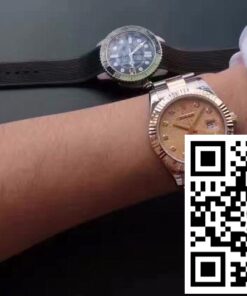 Replica Rolex Datejust Ii 126333 41Mm Diamond-Studded Rose Gold Texture Dial 2