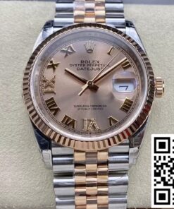 Replica Rolex Datejust M126231-0027 36Mm Vs Factory Rose Gold