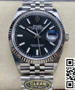 Replica Rolex Datejust 116234 36Mm Ar Factory Black Dial Rome Time Scale