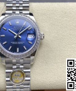 Replica Rolex Datejust M126284Rbr-0009 Ar Factory Diamond Bezel