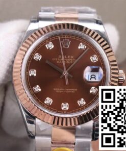 Replica Rolex Datejust M126331-0003 41Mm Tw Factory Chocolate Dial