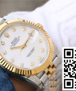 Replica Rolex Datejust M126333-0018 Ew Factory Yellow Gold White Dial 2