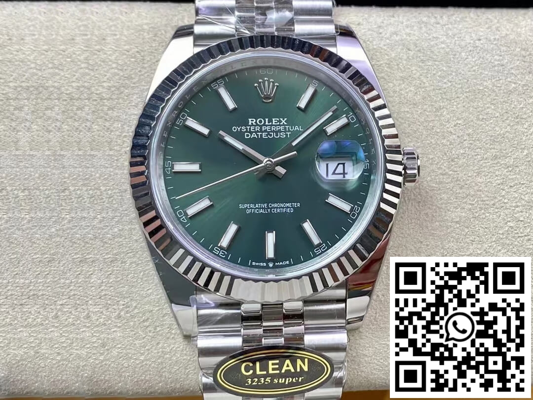 Replica Rolex Datejust M126334-0027 Clean Factory Mint Green Dial 3 Replica Rolex Datejust M126334-0027 Clean Factory Mint Green Dial 3