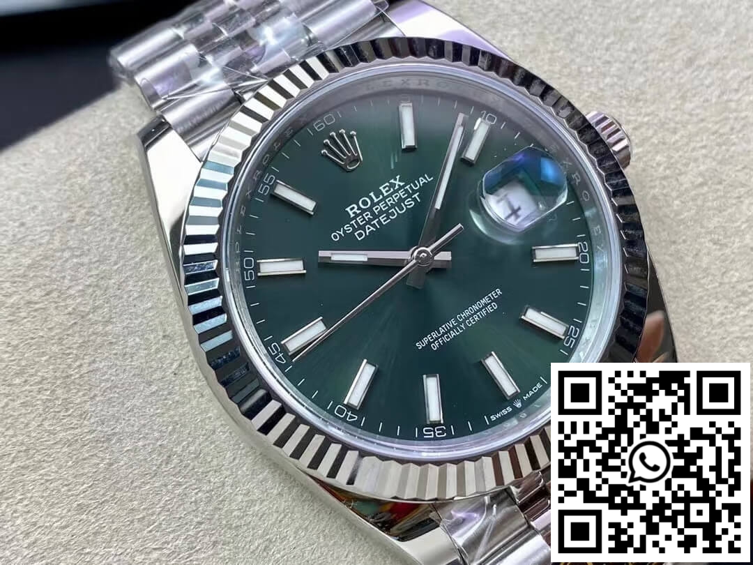 Replica Rolex Datejust M126334-0027 Clean Factory Mint Green Dial 4 Replica Rolex Datejust M126334-0027 Clean Factory Mint Green Dial 4