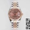 Replica Rolex Datejust M278271-0028 Gs Factory Brown Dial 12