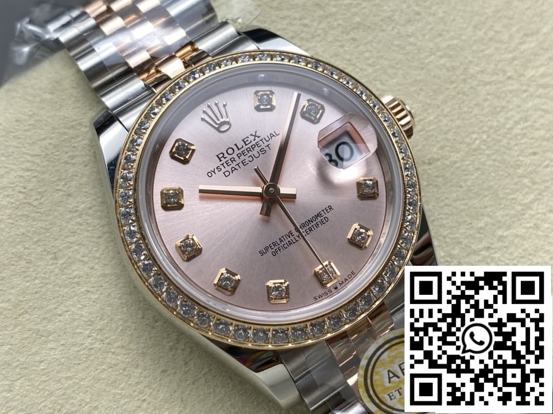 Replica Rolex Datejust M278381Rbr-0024 Ar Factory Diamond Hour Markers 5 Replica Rolex Datejust M278381Rbr-0024 Ar Factory Diamond Hour Markers 5