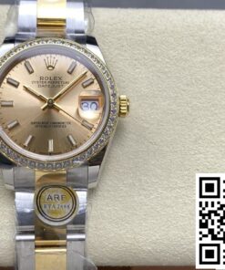 Replica Rolex Datejust M278383Rbr-0013 Ar Factory Three-Link Bracelet