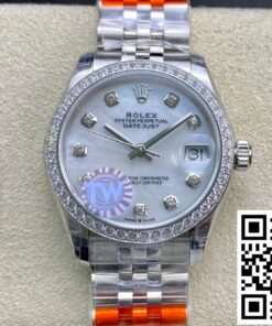 Replica Rolex Datejust M278384Rbr-0008 Tw Factory Diamond Bezel 2
