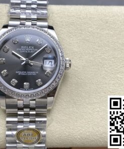 Replica Rolex Datejust M278384Rbr-0010 Ar Factory Diamond Hour Markers
