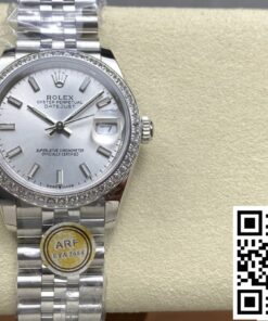 Replica Rolex Datejust M278384Rbr-0016 Ar Factory Oyster Steel Buckle