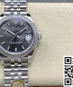 Replica Rolex Datejust M278384Rbr-0020 Ar Factory Dark Gray Dial
