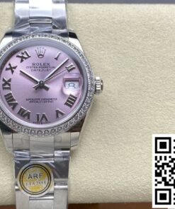 Replica Rolex Datejust M278384Rbr-0027 Ar Factory Diamond Bezel