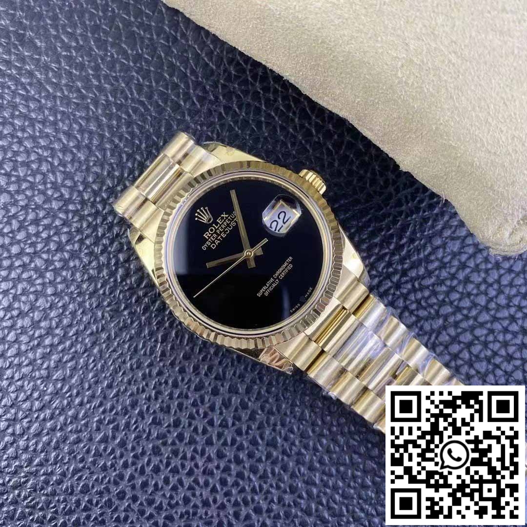 Replica Rolex Day Date 18038 Gm Factory Black Dial 2 Replica Rolex Day Date 18038 Gm Factory Black Dial 2