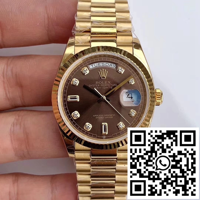 Replica Rolex Day-Date M128238-0022 Yellow Gold Ew Factory Gray Dial Replica Rolex Day-Date M128238-0022 Yellow Gold Ew Factory Gray Dial