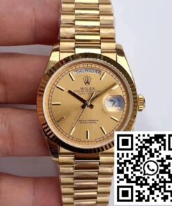 Replica Rolex Day-Date M128238-0045 Yellow Gold Ew Factory Champagne Dial Replica Rolex Day-Date M128238-0045 Yellow Gold Ew Factory Champagne Dial