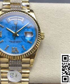 Replica Rolex Day-Date M128238-0072 8+ Factory Diamond Strap Replica Rolex Day-Date M128238-0072 8+ Factory Diamond Strap