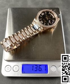 Replica Rolex Day-Date M128345Rbr-0045 8+ Factory Diamond Bezel 2