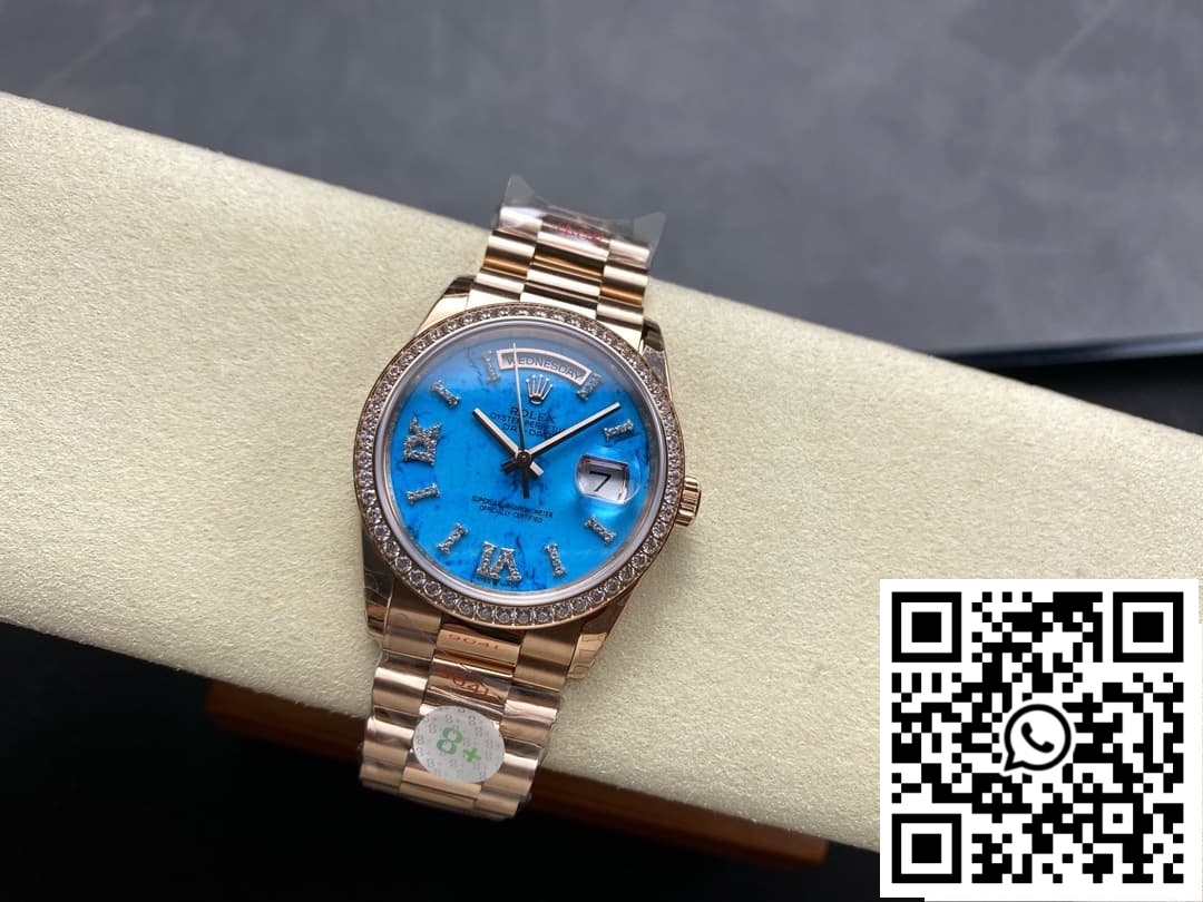 Replica Rolex Day-Date M128345Rbr-0064 8+ Factory Solid Bottom Case Back 6 Replica Rolex Day-Date M128345Rbr-0064 8+ Factory Solid Bottom Case Back 6