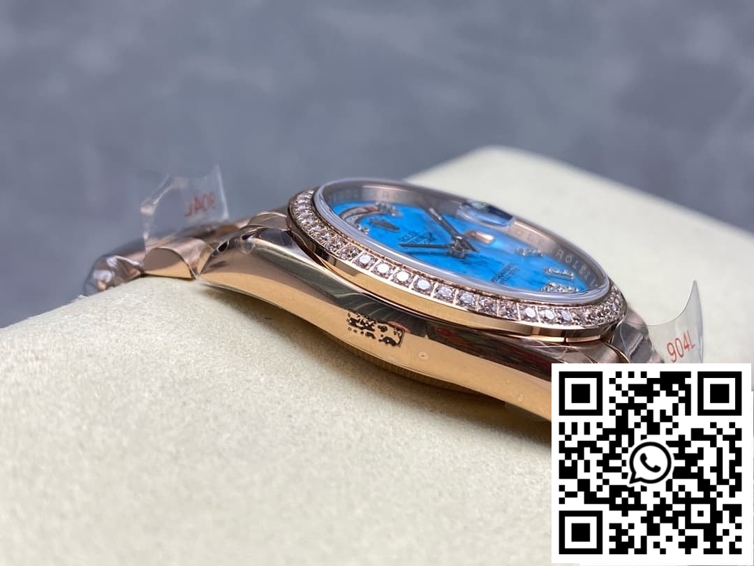 Replica Rolex Day-Date M128345Rbr-0064 8+ Factory Solid Bottom Case Back 7 Replica Rolex Day-Date M128345Rbr-0064 8+ Factory Solid Bottom Case Back 7