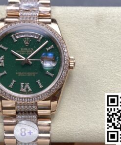 Replica Rolex Day-Date M128345Rbr-0069 8+ Factory Diamond Dial