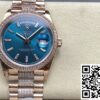 Replica Rolex Day-Date M128345Rbr-0045 8+ Factory Diamond Bezel 12