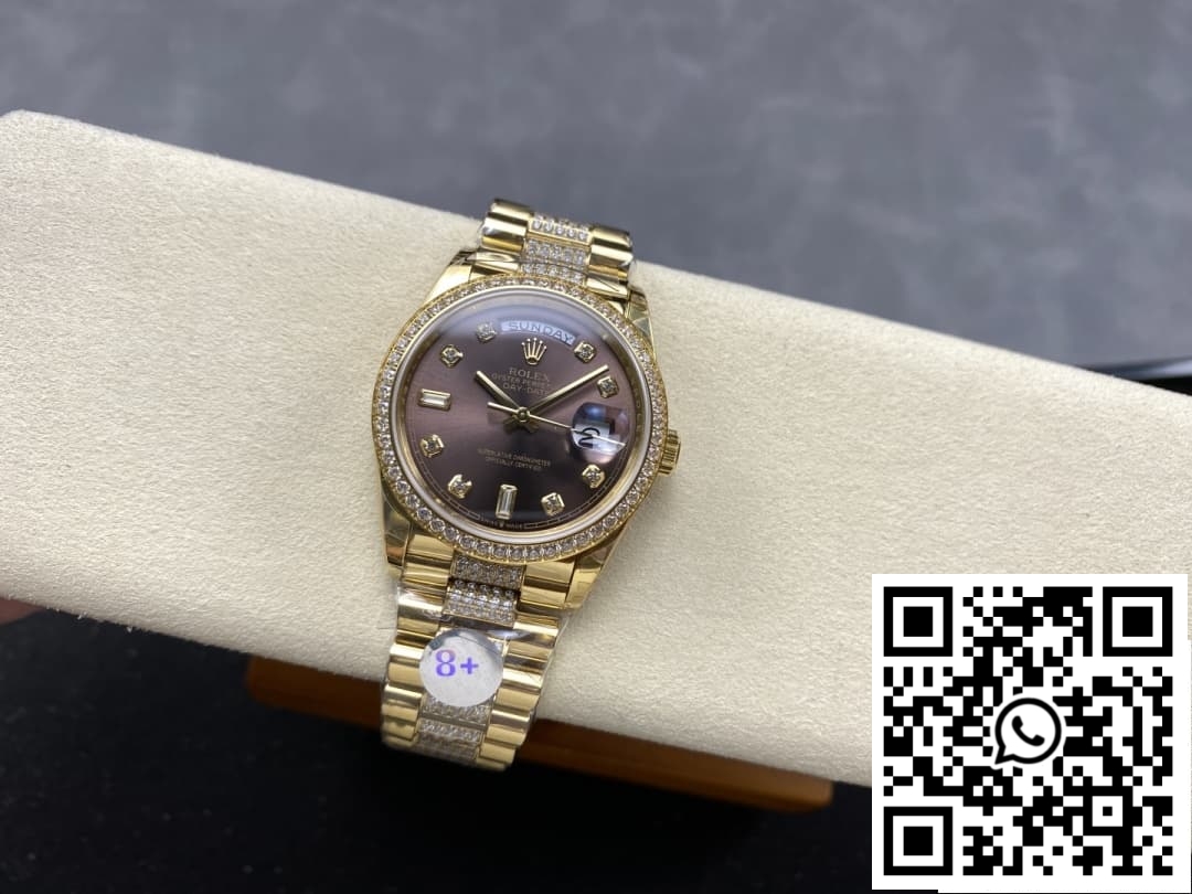 Replica Rolex Day-Date M128348Rbr-0007 8+ Factory Dark Grey Dial 8 Replica Rolex Day-Date M128348Rbr-0007 8+ Factory Dark Grey Dial 8