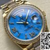 Replica Rolex Day-Date M128348Rbr-0081 8+ Factory Diamond Bezel 13
