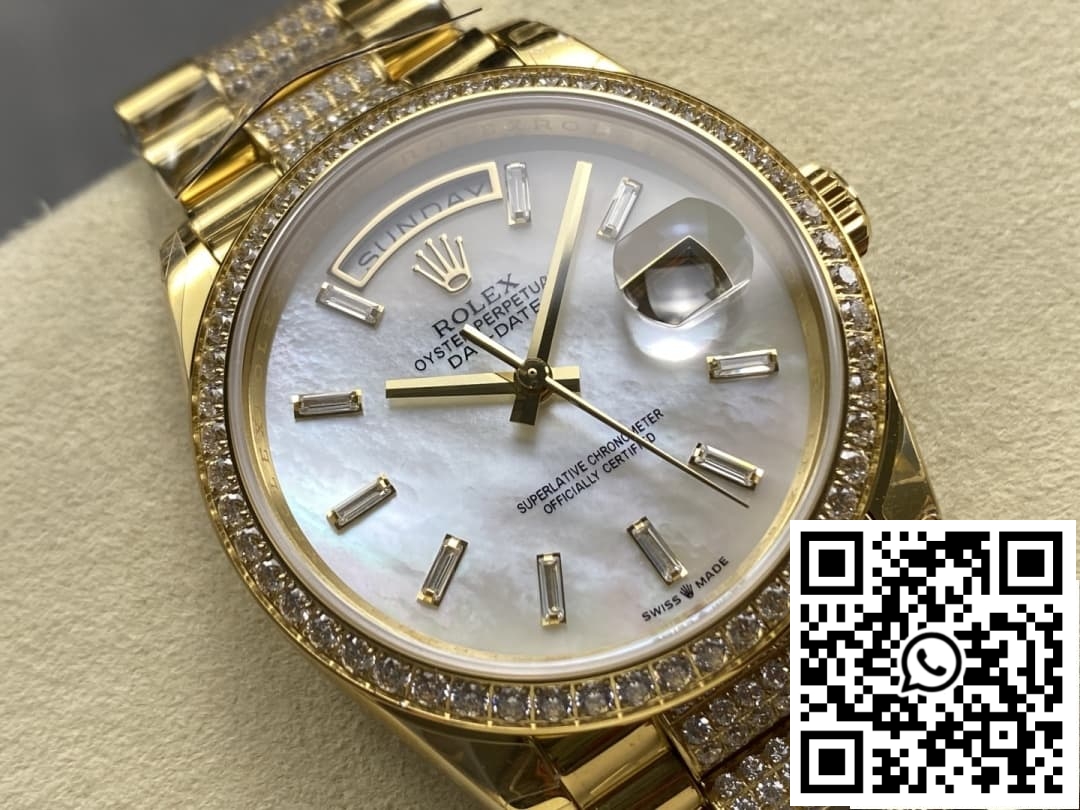 Replica Rolex Day-Date M128348Rbr-0071 8+ Factory Diamond Bezel 7 Replica Rolex Day-Date M128348Rbr-0071 8+ Factory Diamond Bezel 7