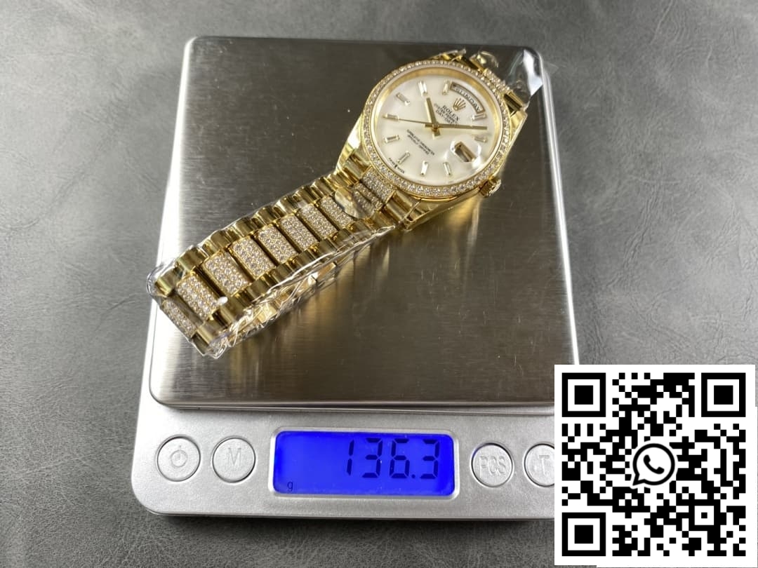 Replica Rolex Day-Date M128348Rbr-0071 8+ Factory Diamond Bezel 5 Replica Rolex Day-Date M128348Rbr-0071 8+ Factory Diamond Bezel 5