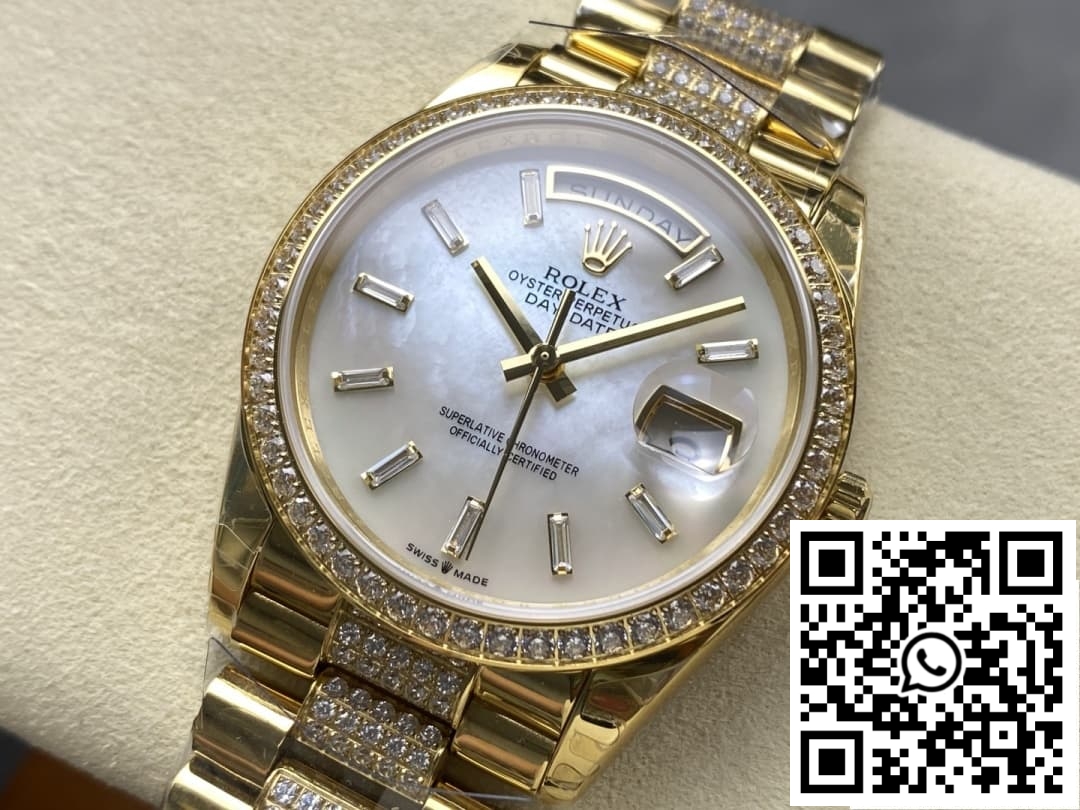 Replica Rolex Day-Date M128348Rbr-0071 8+ Factory Diamond Bezel 8 Replica Rolex Day-Date M128348Rbr-0071 8+ Factory Diamond Bezel 8