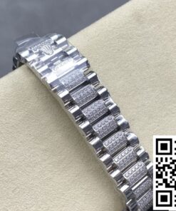 Replica Rolex Day-Date M128349Rbr-0054 8+ Factory Diamond Strap 2